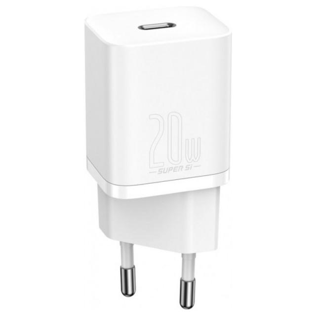 foto мзп baseus super si quick charger 1c 20wдля зарядные устройства (білий)