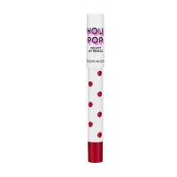foto матова помада-олівець для губ holika holika holi pop velvet lip pencil rd01 apple, 1.7 г