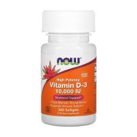 foto харчова добавка вітаміни в капсулах now foods vitamin d-3 вітамін d-3 10000 мо, 240 шт