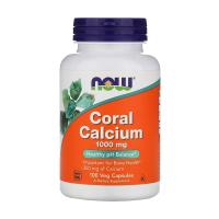 foto харчова добавка мінерали в капсулах now foods coral calcium 1000 мг, 100 шт