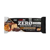 foto протеїновий батончик amix nutrition low carb zero hero protein 31% bar арахісове масло, 65 г