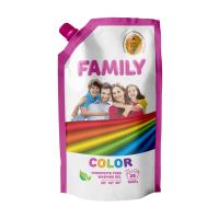 foto гель для прання family color для кольорових речей, 25 циклів прання, 1 кг