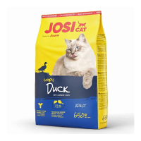 foto сухий корм для дорослих кішок josera josicat crispy duck, 650 г