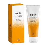foto маска для обличчя j:on honey smooth velvety and healthy skin wash off mask з медом, 50 г
