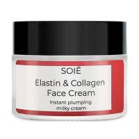foto активний крем для обличчя soie elastin & collagen face cream з еластином та колагеном, 50 мл