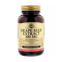 foto харчова добавка в капсулах solgar grape seed extract екстракт виноградних кісточок 100 мг, 60 шт