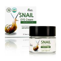 foto зволожувальний крем для шкіри навколо очей ekel snail eye cream з муцином равлики, 70 мл