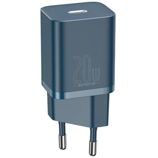 foto мзп baseus super si quick charger 1c 20wдля зарядные устройства (синій)