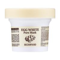 foto очищувальна маска для обличчя skinfood egg white pore mask на основі яєчного білка, 100 г