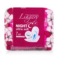 foto прокладки для критичних днів lingery night ultra soft, 7 шт