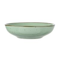 foto тарілка супова ardesto bagheria керамічна, pastel green, 20 см (ar2920ggc)