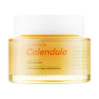 foto заспокійливий крем missha su:nhada calendula ph 5.5 soothing cream для чутливої шкіри обличчя, 50 мл