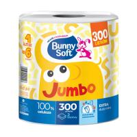 foto рушник паперовий bunny soft jumbo 1 рулон, 2-х шаровий, 300 відривів