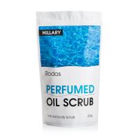foto парфумований скраб для тіла hillary perfumed oil scrub rodos, 200 г