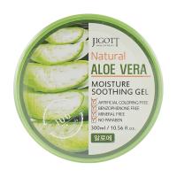 foto універсальний гель для обличчя та тіла jigott natural aloe vera moisture soothing gel з екстрактом алое, 300 мл
