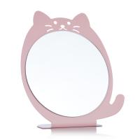 foto дзеркало настільне sovart рожеве, розмір 17*18*6.1 см