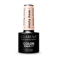 foto гель-лак для нігтів claresa dusty rose soak off uv/led color 1, 5 г