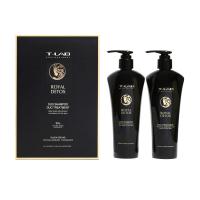foto подарунковий набір для волосся t-lab professional royal detox (шампунь, 300 мл + кондиціонер, 300 мл)