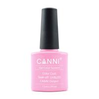 foto гель-лак canni gel color system color coat soak-off uv&led 073 насичений світло-рожевий, 7.3 мл