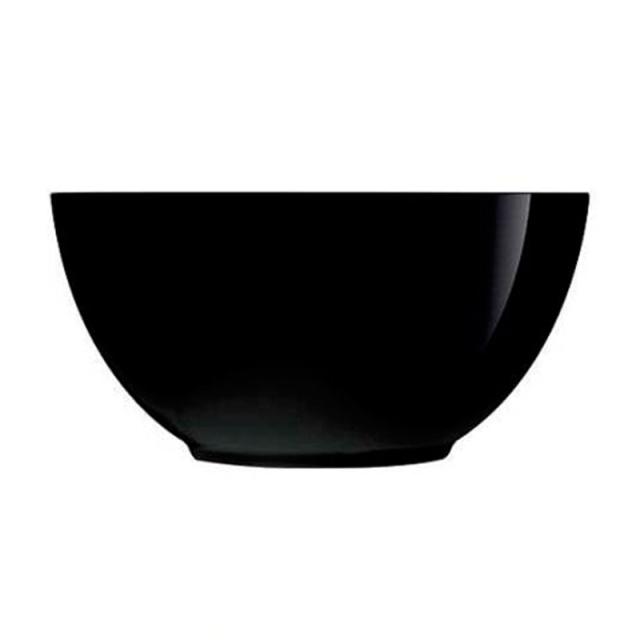 foto салатник luminarc diwali чорний, 12 см (p0861)
