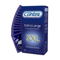 foto презервативи contex extra large xxl збільшеного розміру, 12 шт