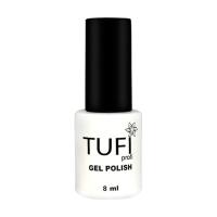 foto гель-лак для нігтів tufi profi gel polish 185 мокко з мікроблистками, 8 мл