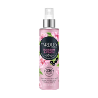 foto парфумований спрей для тіла yardley blossom & peach moisturising fragrance body mist жіночий, 200 мл