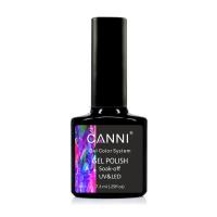 foto гель-лак для нігтів canni gel color system soak-off uv&led gel polish 1024 фісташка, 7.3 мл