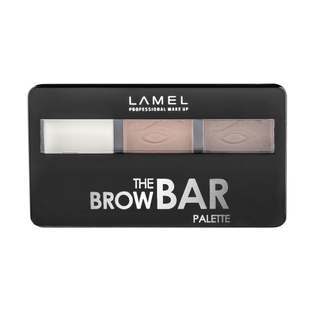 foto палітра для брів lamel professional the brow bar palette 401 blonde, 7.3 г