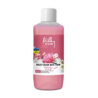 foto молочна крем-піна для ванн milky dream дамаська троянда і ваніль, 1 л