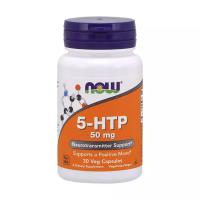 foto дієтична добавка амінокислота в капсулах now foods 5-htp гідроксітріптофан 50 мг, 30 шт