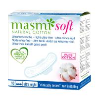 foto гігієнічні прокладки masmi soft ultra night, 10 шт