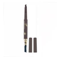 foto олівець для брів зі щіточкою ffleur powder es-412 коричневий, 0.5 г
