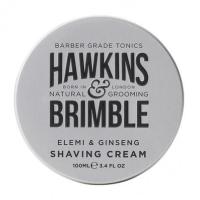 foto чоловічий крем для гоління hawkins & brimble elemi & ginseng shaving cream, 100 мл
