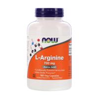 foto дієтична добавка амінокислота в капсулах now foods l-arginine l-аргінін 700 мг, 180 шт