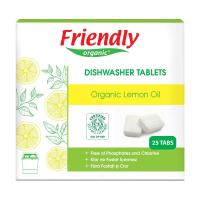 foto органічні таблетки для миття посуду в посудомийній машині friendly organic лимон, 25 шт