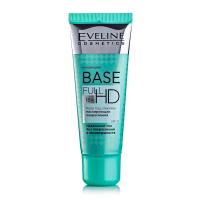 foto база під макіяж eveline cosmetics base full hd spf 10 для маскування почервонінь, 30 мл