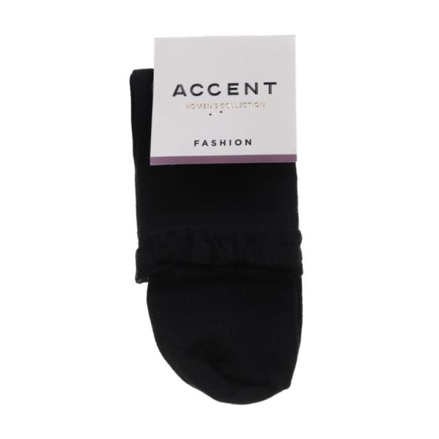 foto шкарпетки жіночі акцент 10891 чорні, розмір 25