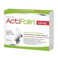 foto дієтична добавка для вагітних в таблетках polski lek actifolin фолієва кислота 0.8 мг, 30 шт