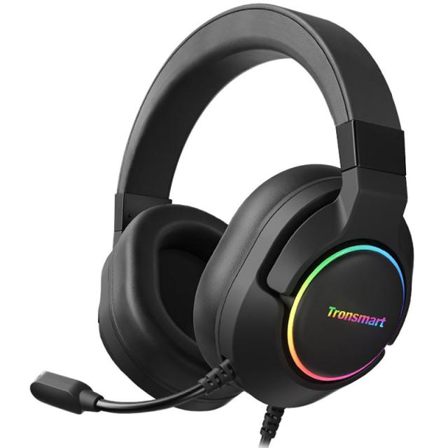 foto навушники tronsmart sparkle gaming headset (чорний)