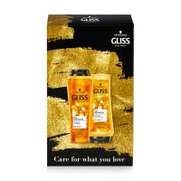 foto подарунковий набір gliss oil nutritive (шампунь для волосся, 250 мл + бальзам для волосся, 200 мл)