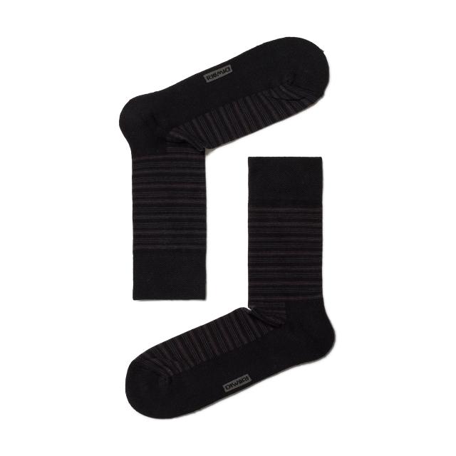 foto шкарпетки чоловічі diwari comfort 6с-18сп 012 з махровою стопою, чорні, розмір 25