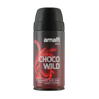 foto чоловічий дезодорант-спрей amalfi men choco wild, 150 мл