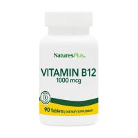 foto харчова добавка вітаміни в таблетках naturesplus вітамін b-12 (метилкобаламін) 1000 мкг, 90 шт