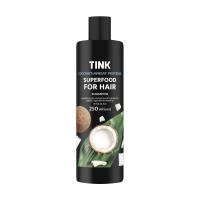 foto шампунь tink superfood for hair coconut & wheat proteins shampoo кокос та пшеничні протеїни, для нормального волосся, 250 мл