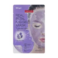 foto гідрогелева маска для обличчя purederm real petal mg:gel mask lavender, 30 г