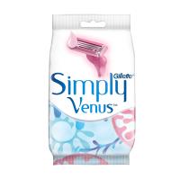 foto одноразовий станок для гоління gillette venus 3 simply жіночий, 12 шт