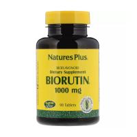 foto харчова добавка вітаміни в таблетках nature's plus biorutin вітамін р, 1000 мг, 90 шт
