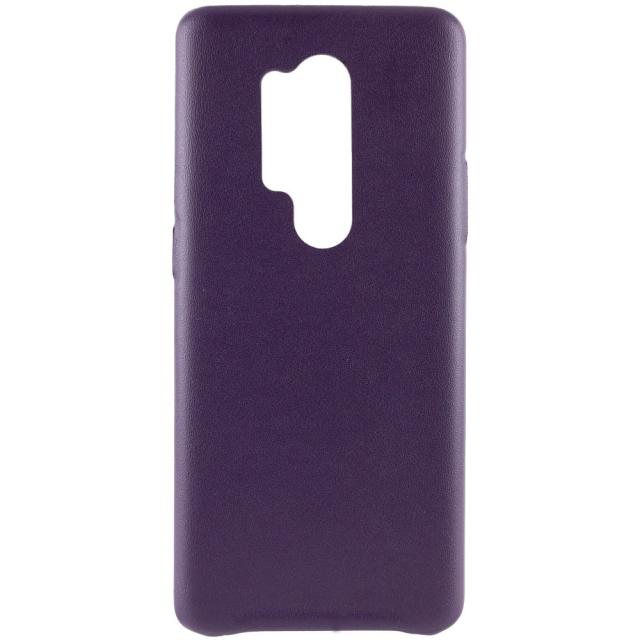 foto шкіряний чохол ahimsa pu leather case (a) для oneplus 8 pro (фіолетовий)