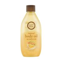 foto зволожувальна олія для тіла happy bath natural body oil real moisture, 250 мл